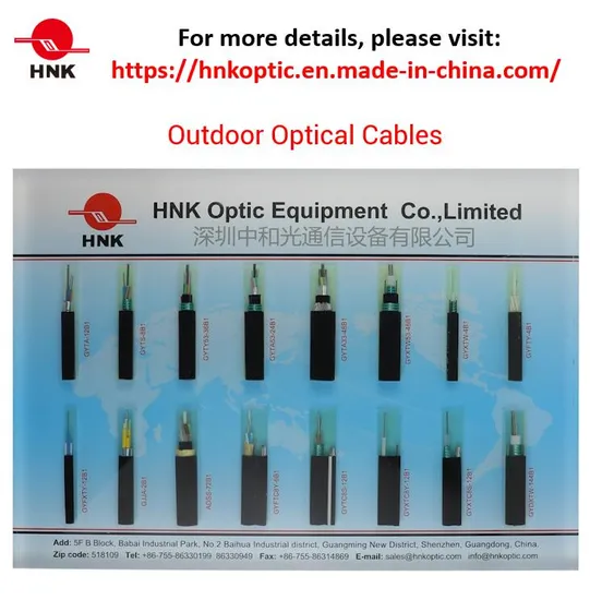 Gyxts Central Loose Tube Outdoor Optical Cable