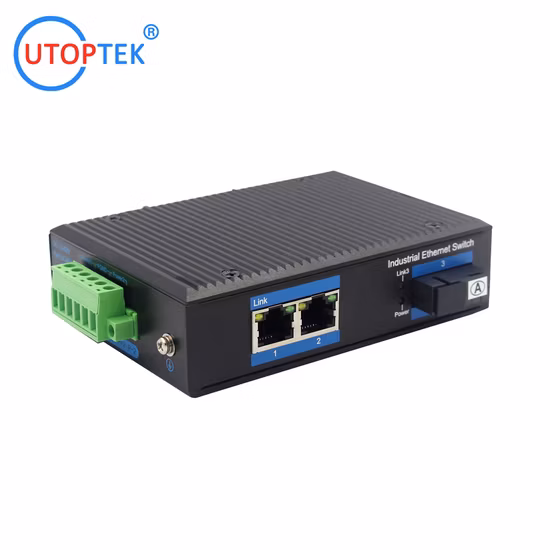 8 Ports Outdoor 10/100/1000m Managed Fiber Ethernet Poe Waterproof Media Converter