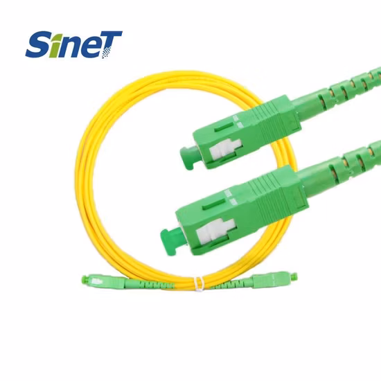 Single Multi Mode 2,0 mm 1 m 2 m 3 m 5 m 10 m Sc/Upc Sc-Glasfaser-Patchkabel