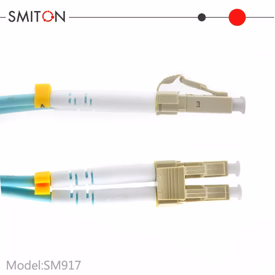 Om3 Multimode-Duplex-Glasfaserkabel-Patchkabel LC-LC