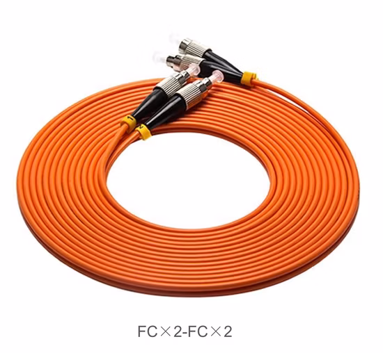 3 Meter Sc-St-Glasfaserkabel Multimode-Duplex-Patchkabel