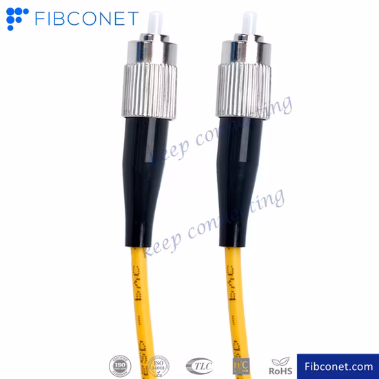 FTTH Single Mode 9/125 Simplex FC/UPC - FC/UPC LSZH Glasfaser-Patchkabel